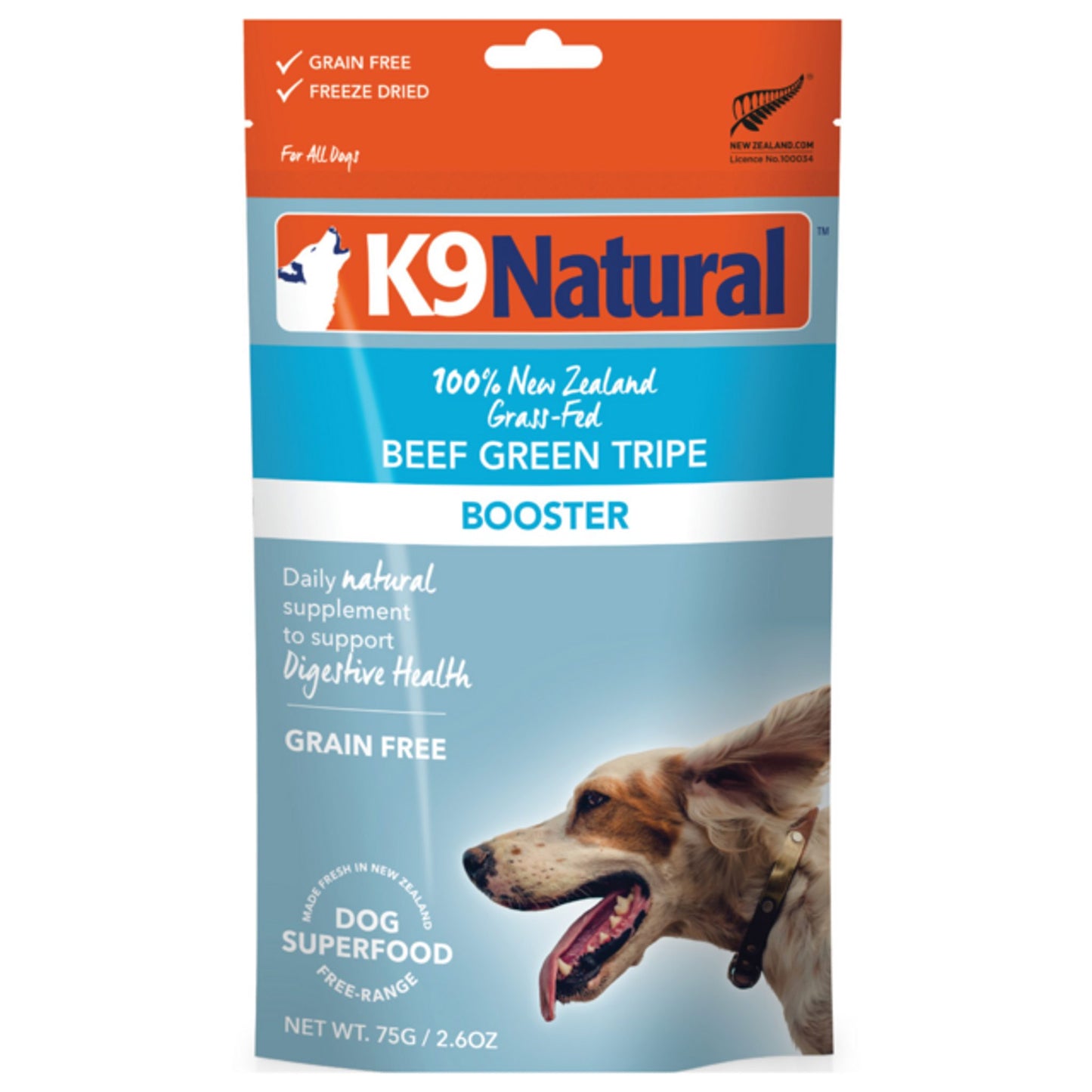 K9 Natural Freeze-Dried Dog Food Booster, 75g