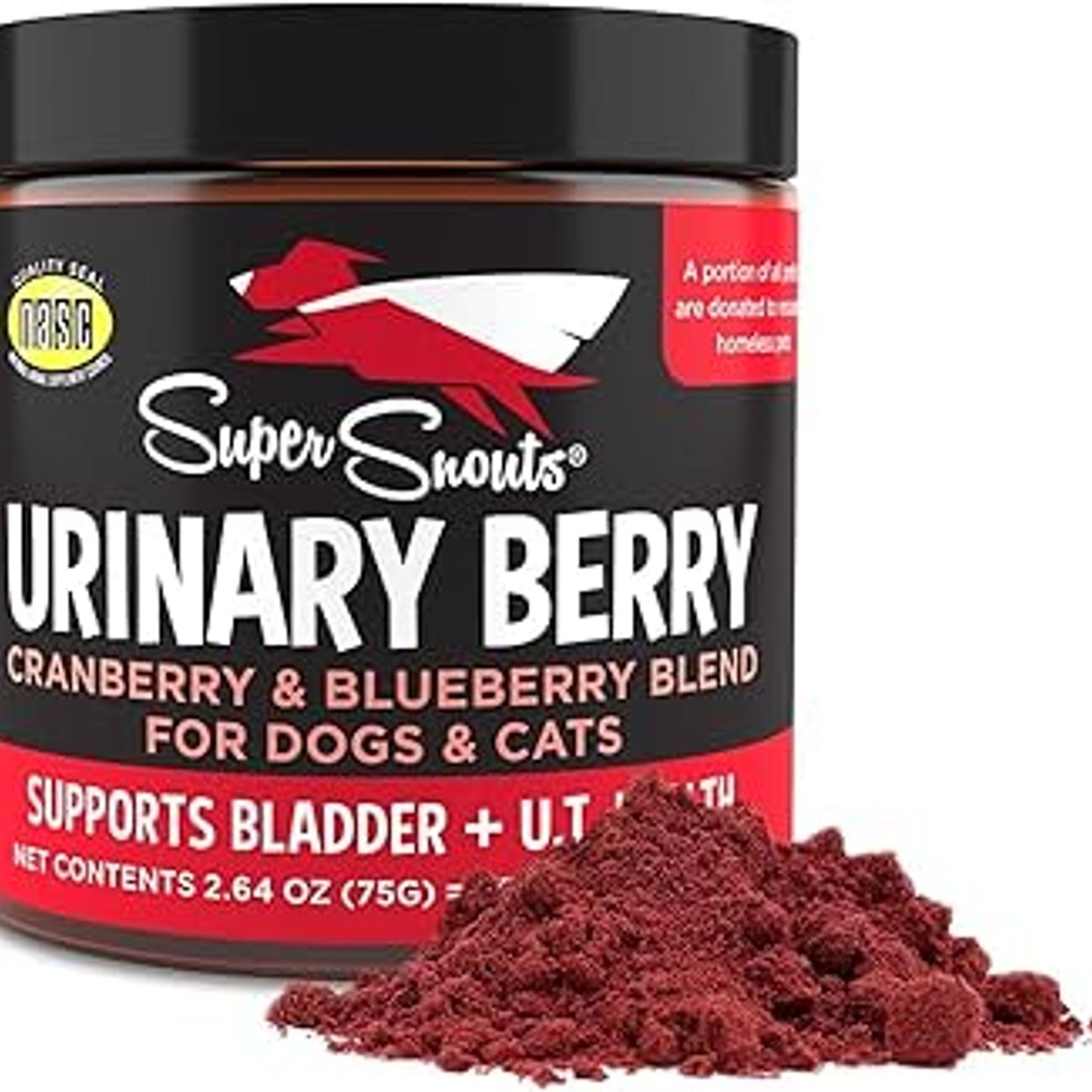 Super Snouts Urinary Berry for Pets, 2.64 Oz