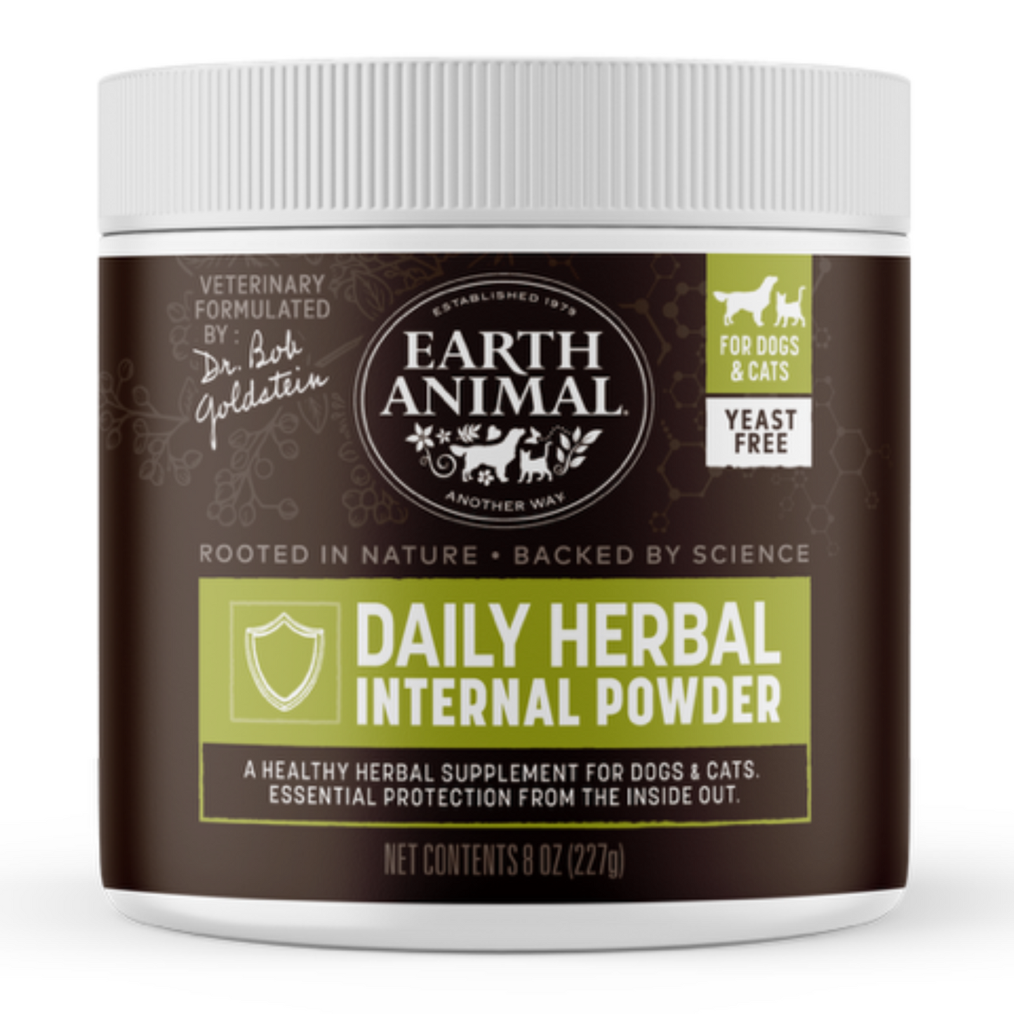 Earth Animal Flea & Tick Herbal Internal Powder, 8-oz
