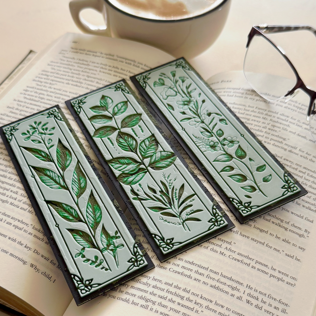 Botanical 3D Bookmark