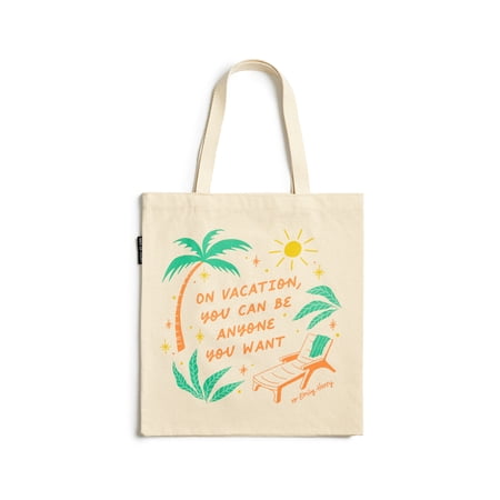 Out of Print Emily Henry: On Vacation You Can Be Anyone Tote Bag: People We Meet On Vacation (Hardcover)