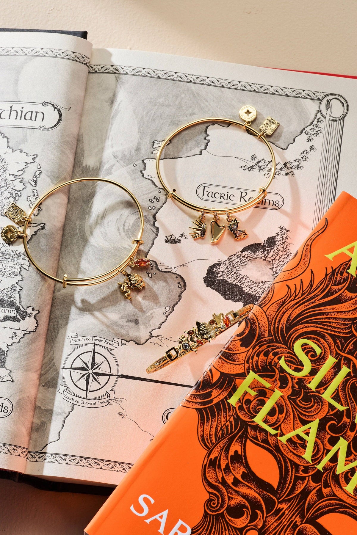 ACOTAR Silver Flames Dread Trove Tension Bangle