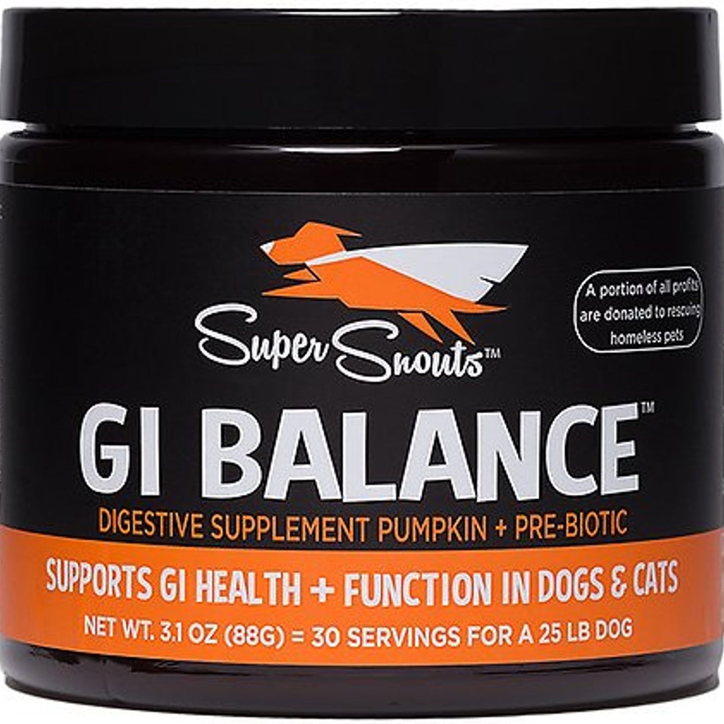 Super Snouts Gi-Balance Digestive Aid for Pets, 3.5-oz Jar
