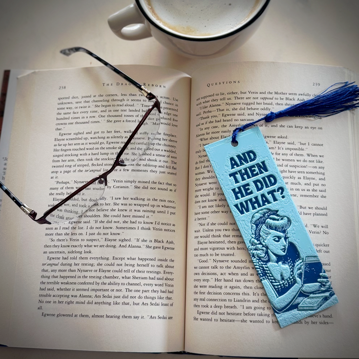 And Then He Did What?  Funny 3D Bookmark - Smut