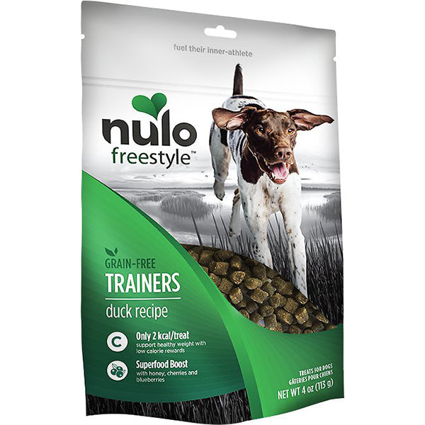 Nulo Duck Trainers Grain Free Dog Training Treats 4 oz