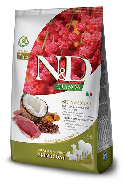 Farmina N&D Quinoa Duck & Coconut Dog Food, 2.5 Kg