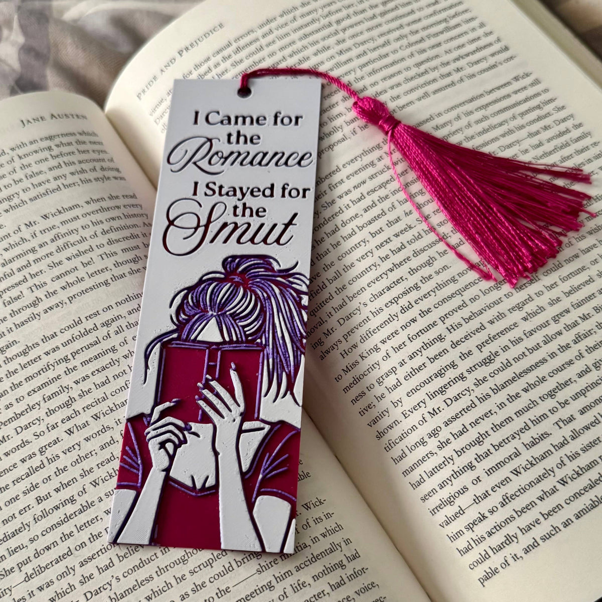 I Came For The Romance, I Stayed For The Smut 3D Bookmark