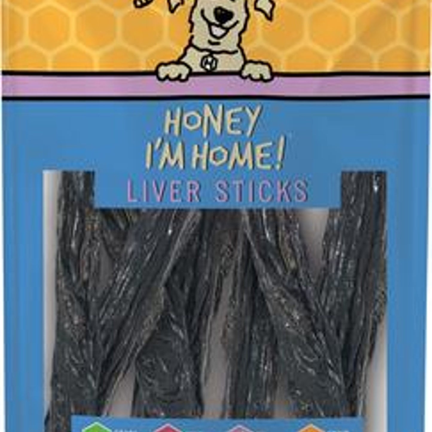 Honey I'm Home Buffalo Liver Sticks Dog Treats 4.76 Oz