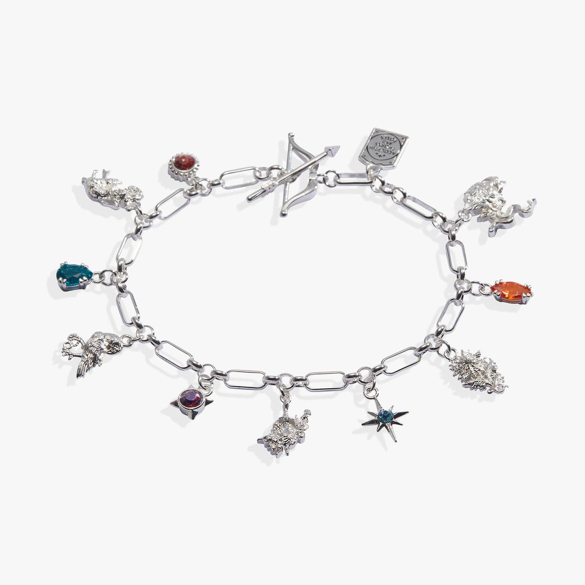 A Court of Thorns and Roses Book Covers Charm Toggle Bracelet