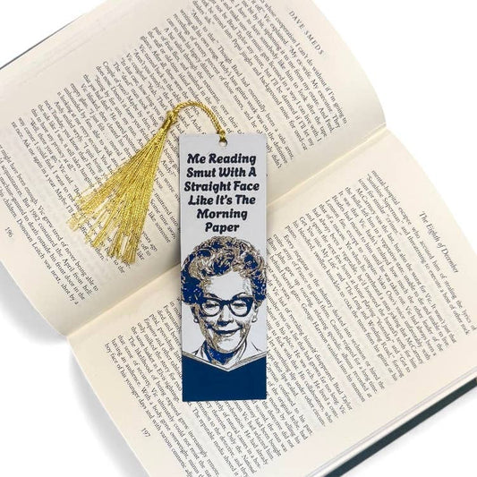 Me Reading Smut With A Straight Face 3D Bookmark