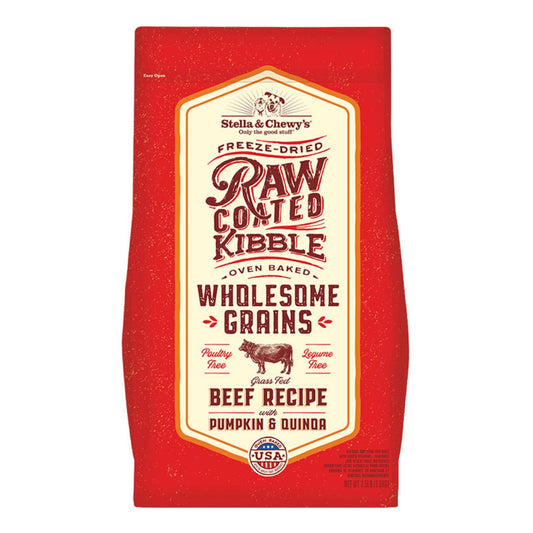 Stella & Chewy's Raw Coated Beef Kibble, Wholesome Grain 3.5-lb