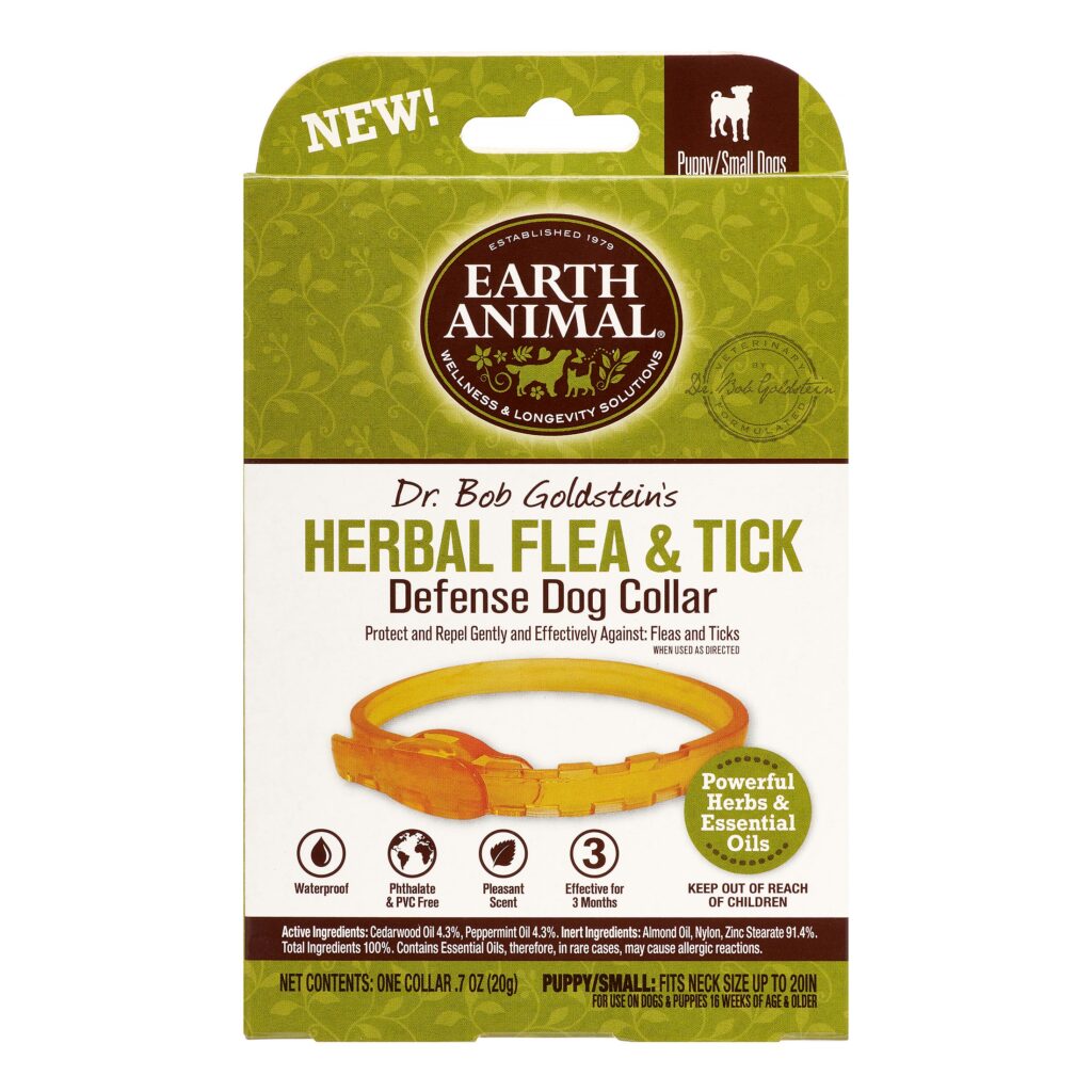 Earth Animal Herbal Flea & Tick Collar for Small Dogs