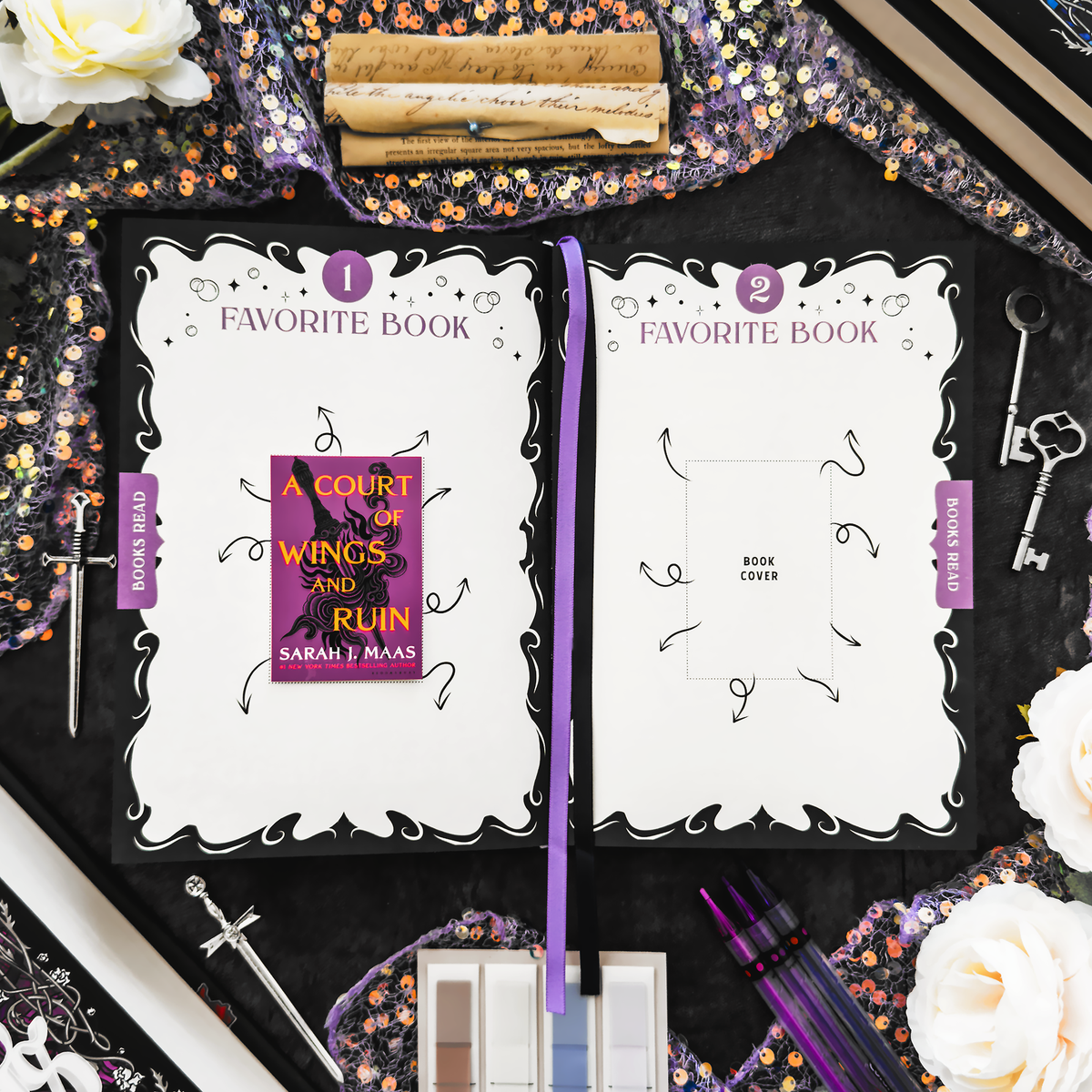 House of Wind Library Reading Journal for Readers