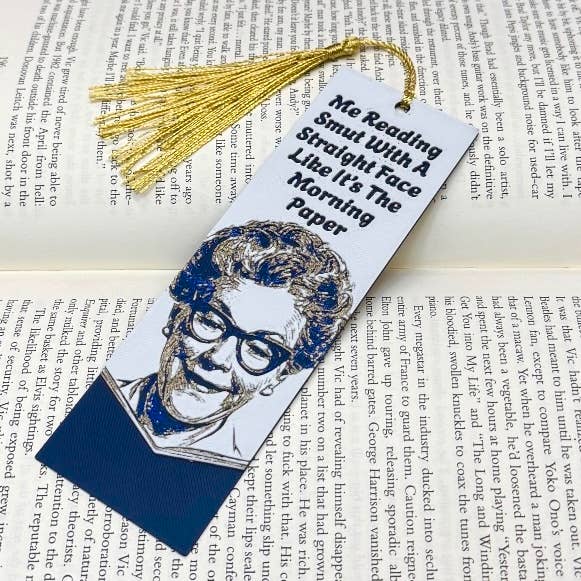 Me Reading Smut With A Straight Face 3D Bookmark