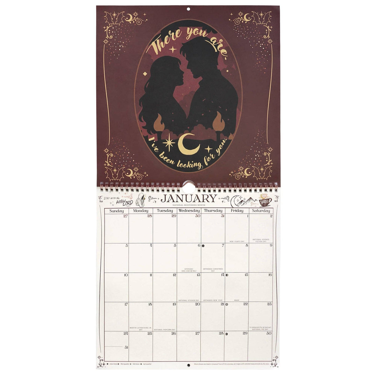 Velaris 2027 Spiral Wall Calendar