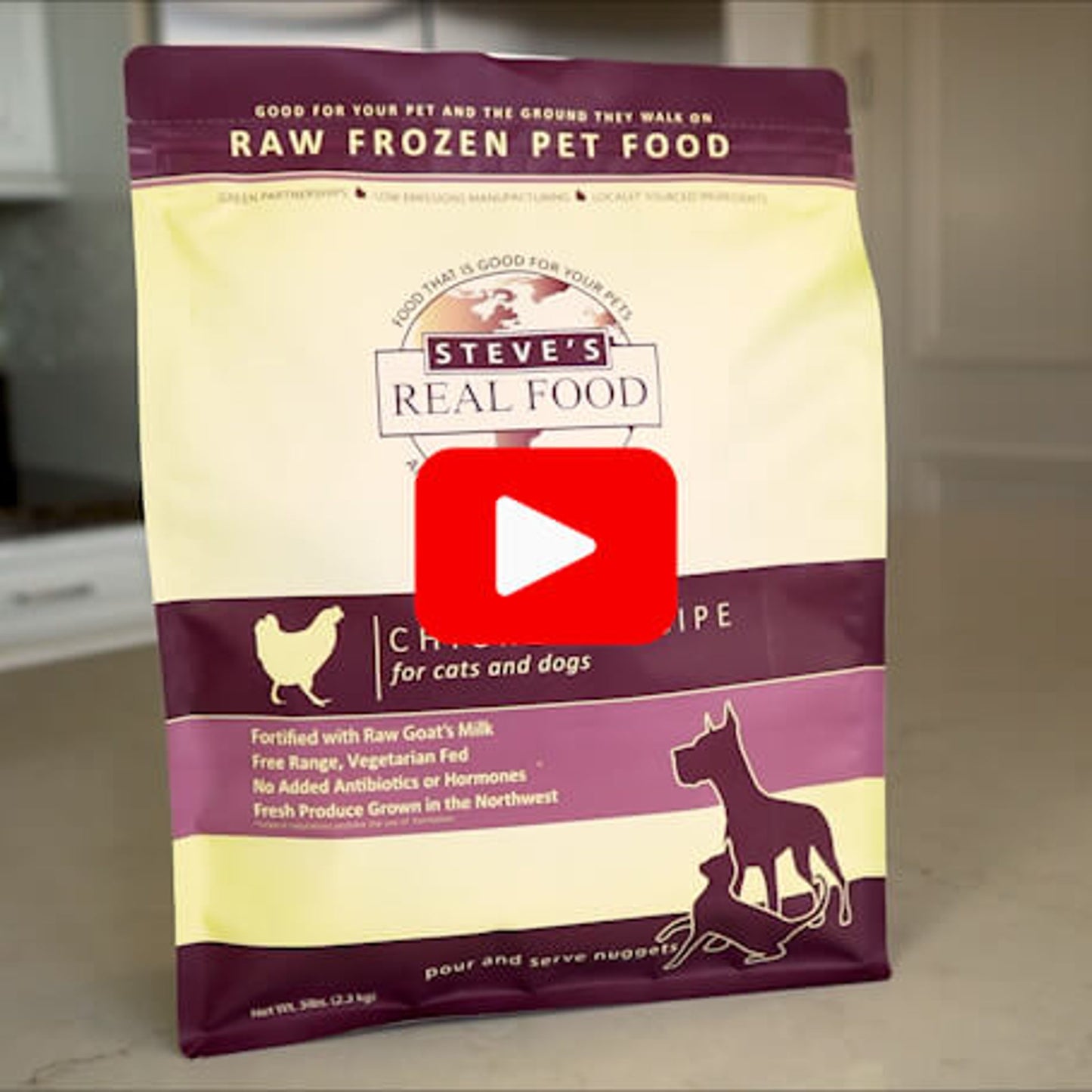 Steve's Real Food Freeze Dried Chicken Protein Bites, Pack of 1