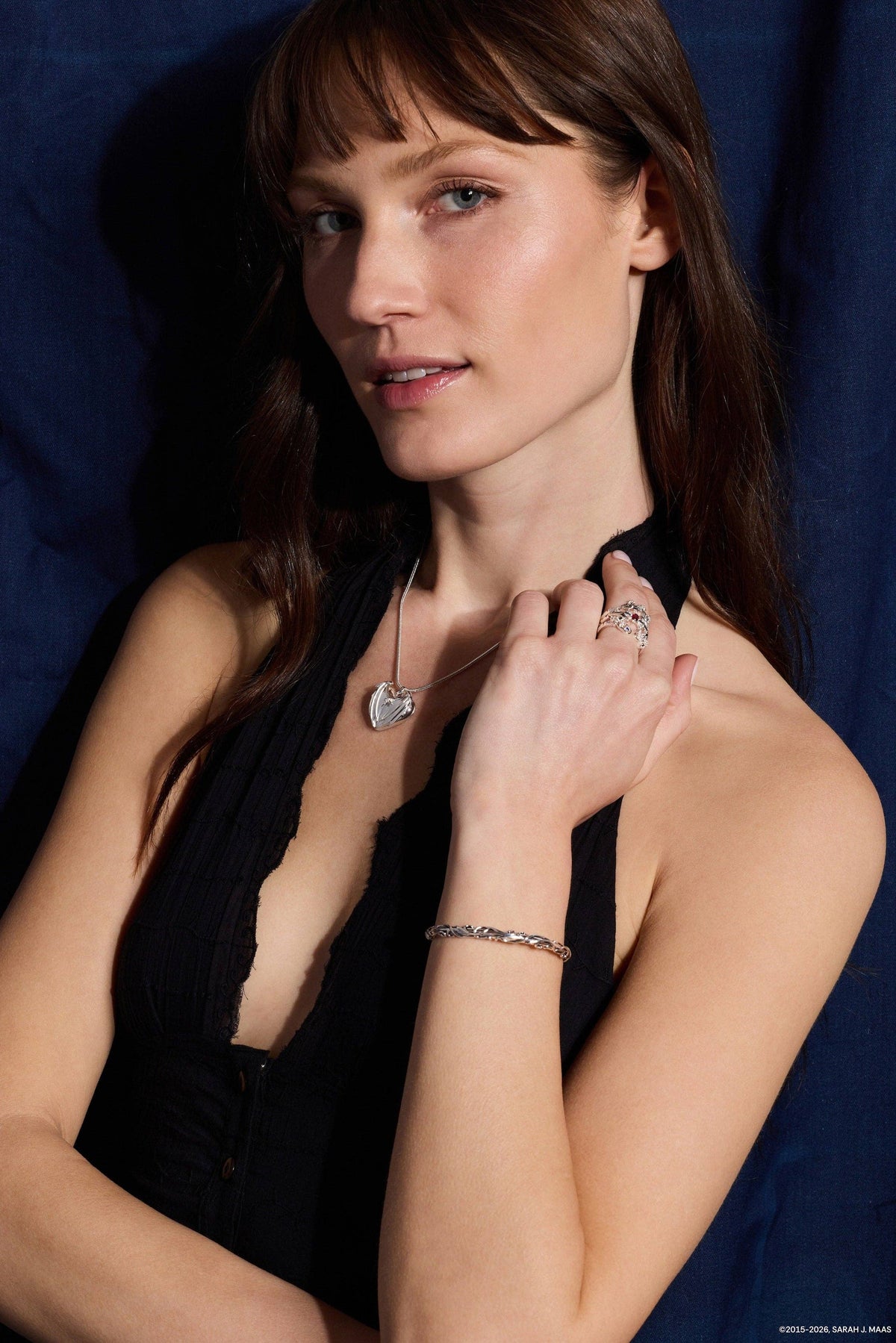A Court of Thorns and Roses™ Illyrian™ Sword & Shadows Cuff - Gold