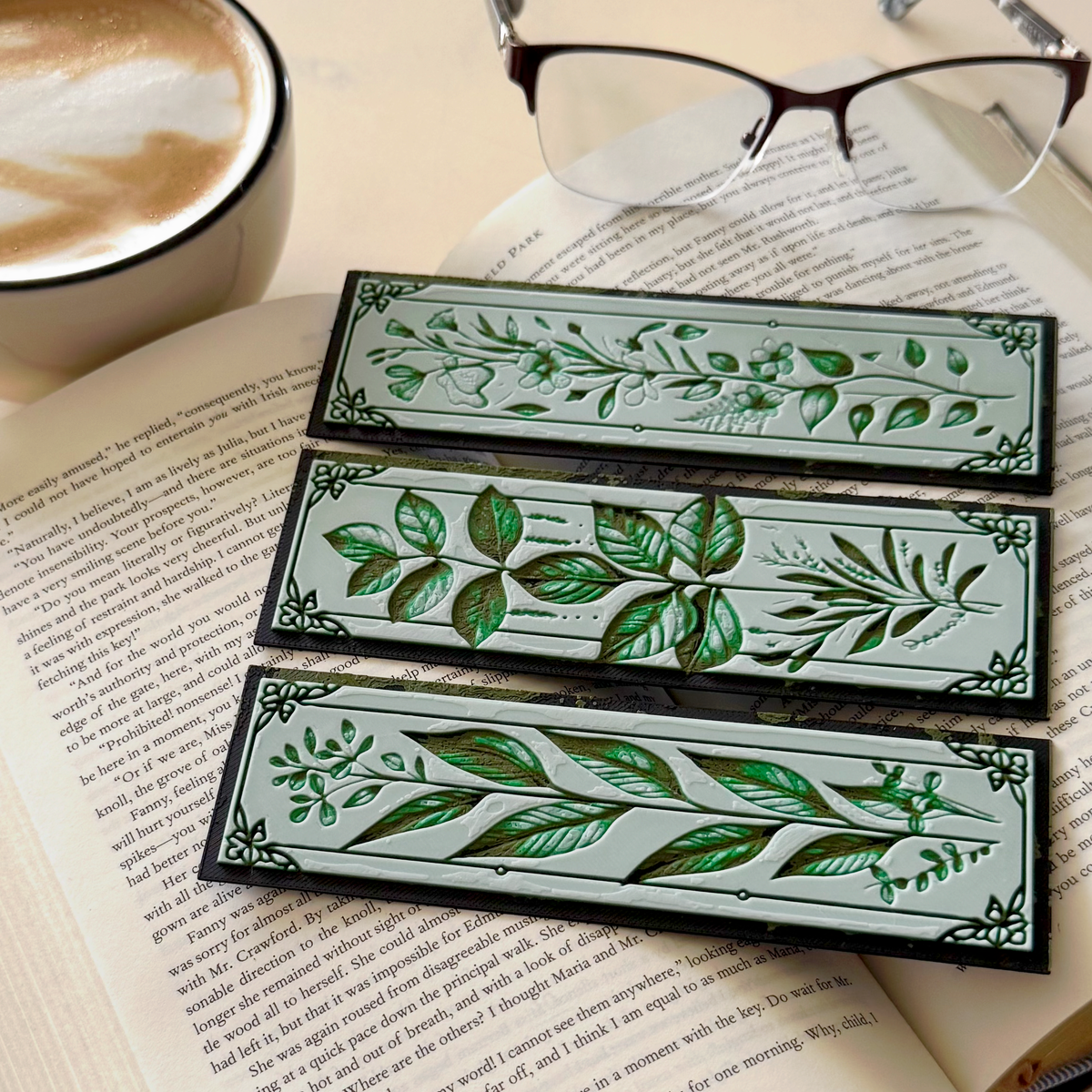 Botanical 3D Bookmark