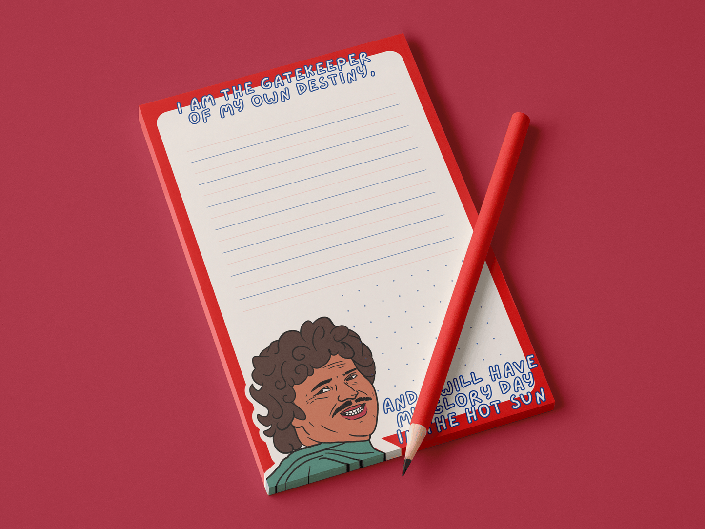 Nacho Libre Pop Culture Note Pad 5x8