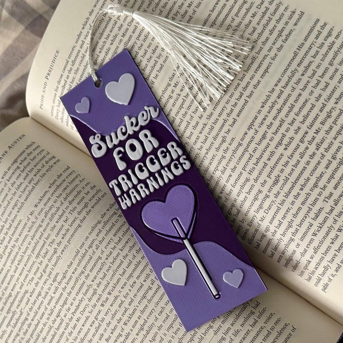 Sucker For Trigger Warning 3D Bookmark
