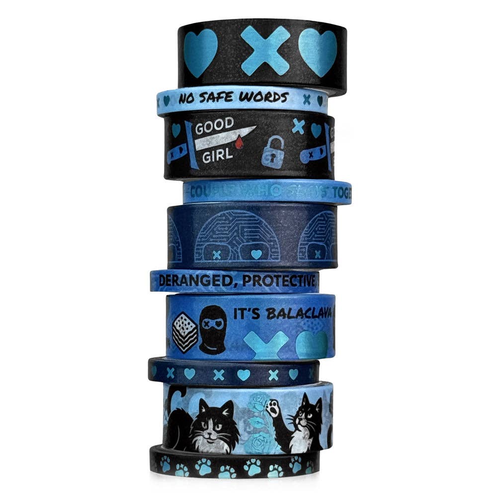 Lights Out Washi Tape (10-Pack)