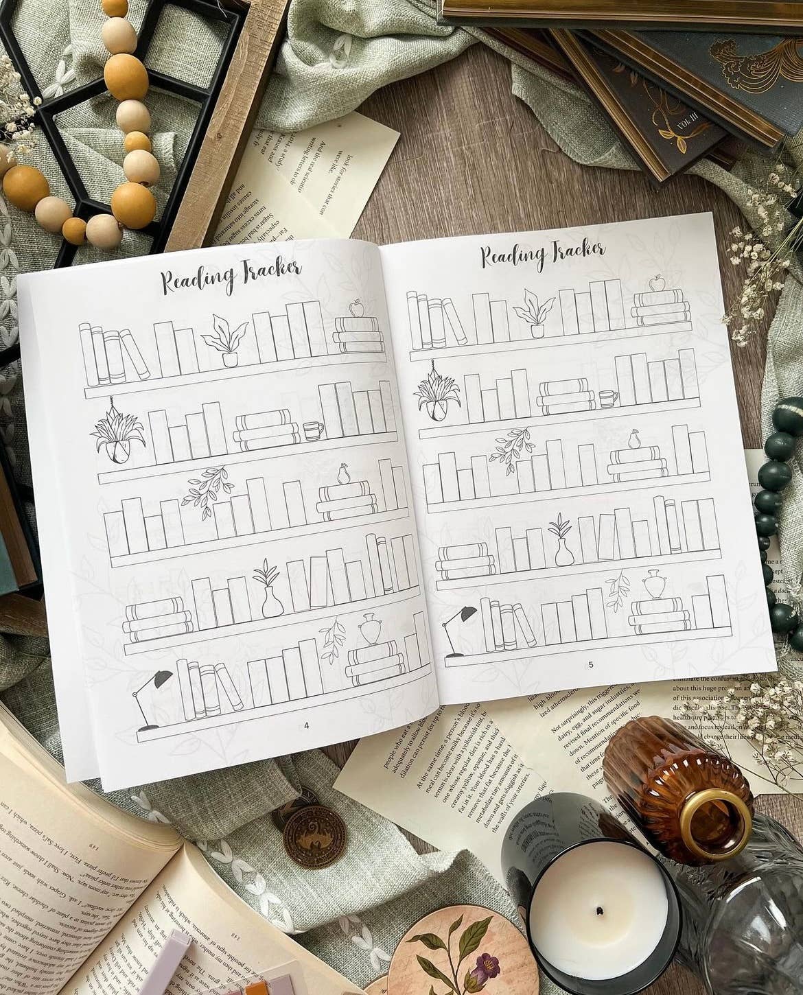 Reading Journal, Book Journal, Review Journal, Book Tracker