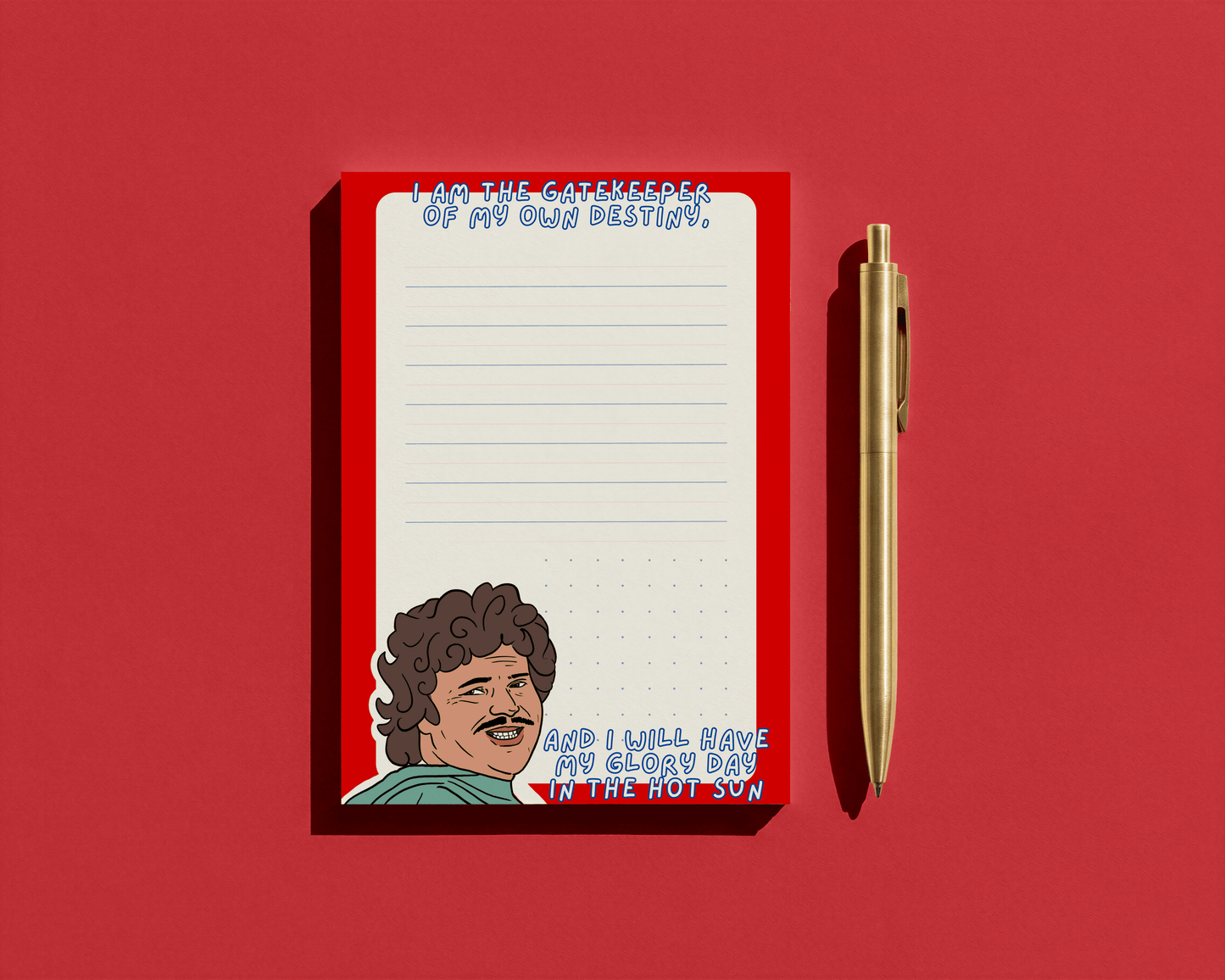 Nacho Libre Pop Culture Note Pad 5x8
