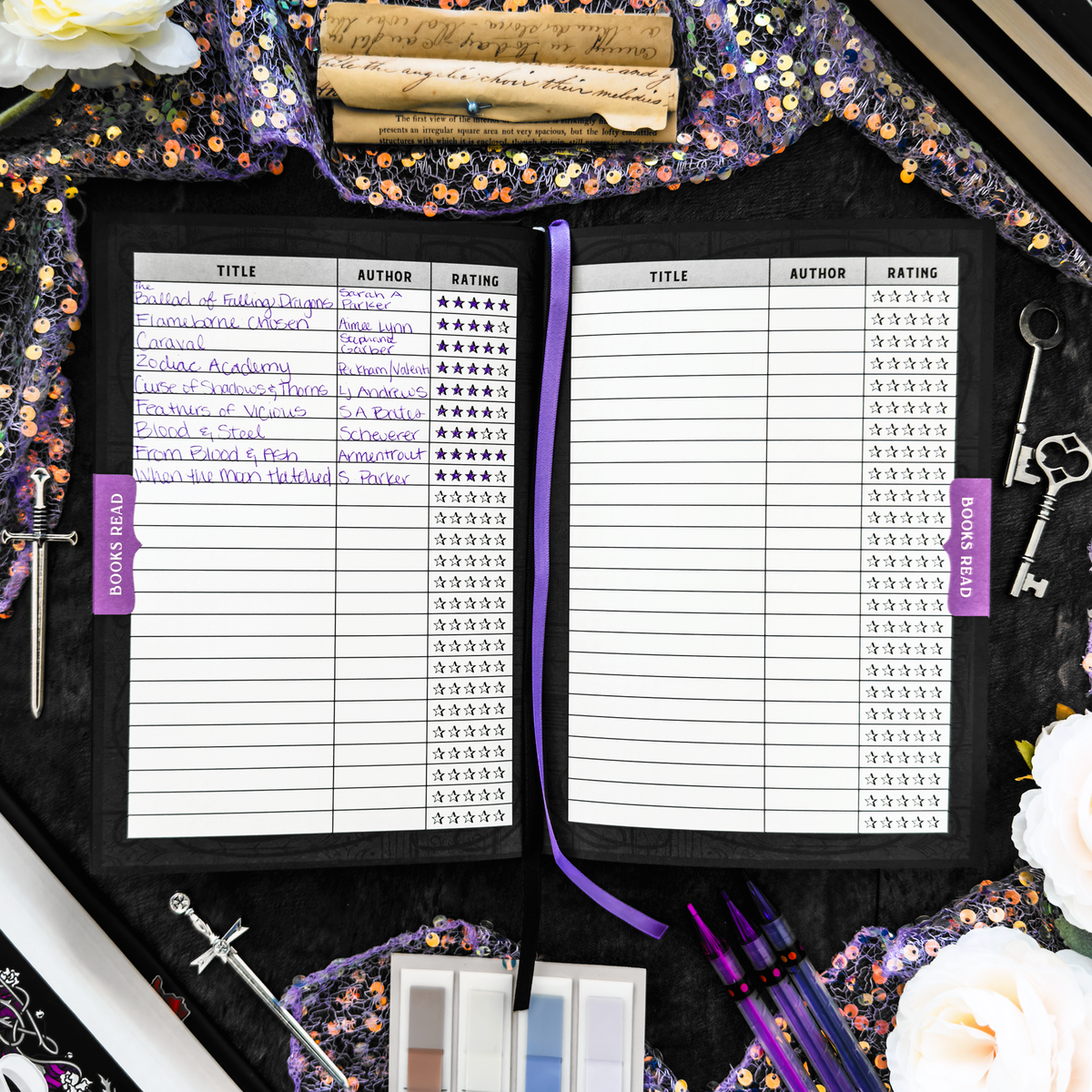 House of Wind Library Reading Journal for Readers