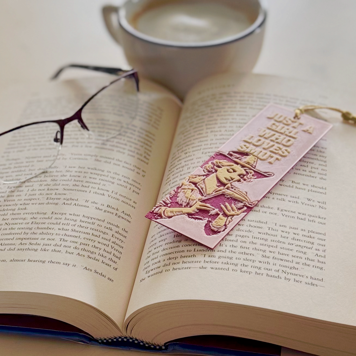 Just a Girl Who Loves Smut 3D Bookmark