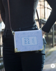 Jane Eyre Lilac Book Crossbody Handbag-Small