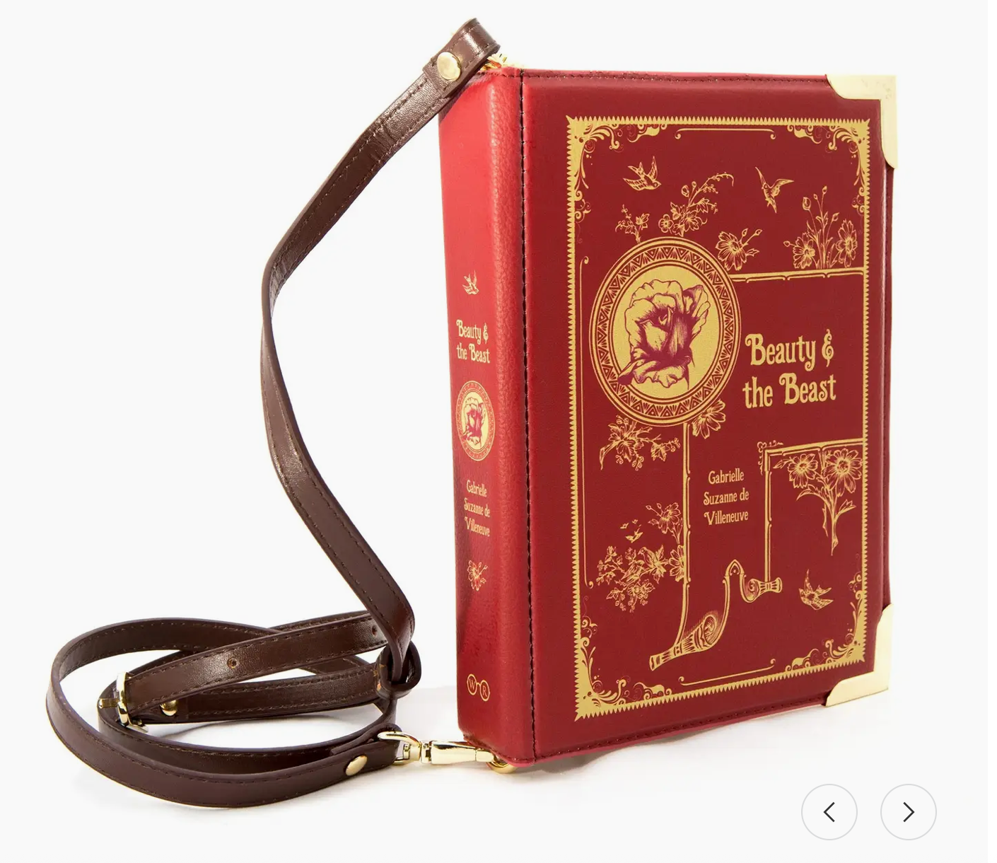 Beauty and the Beast Crossbody Bag-Large