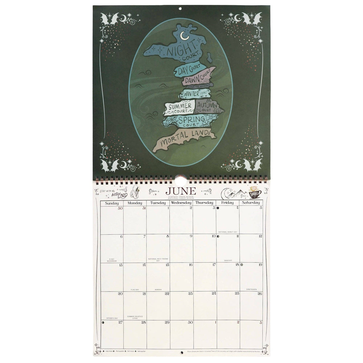 Velaris 2027 Spiral Wall Calendar
