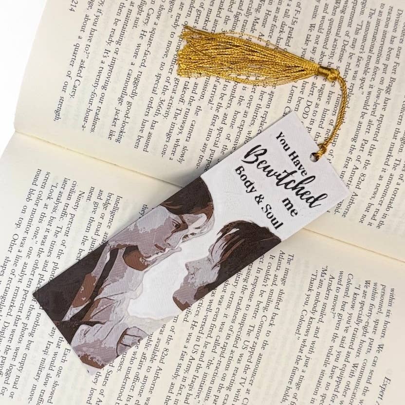 Pride and Prejudice Inspired 3D Bookmark