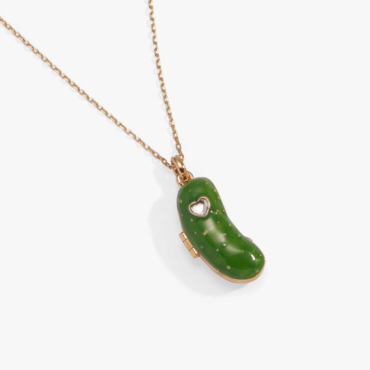 'I Like My Pickle Spicy' Locket Necklace