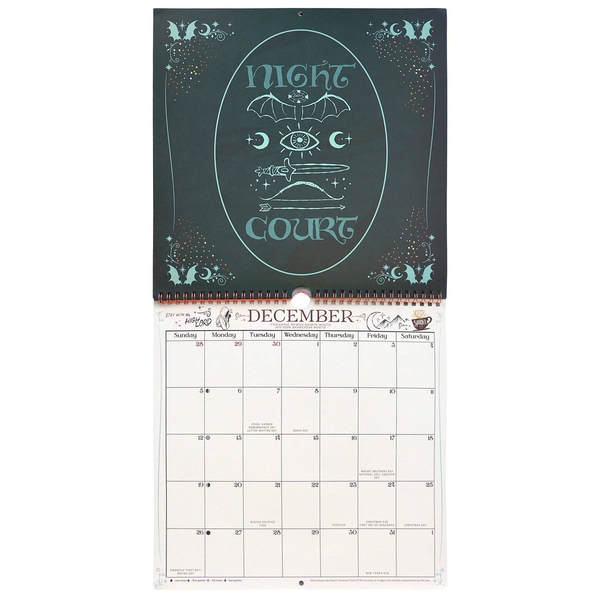 Velaris 2027 Spiral Wall Calendar