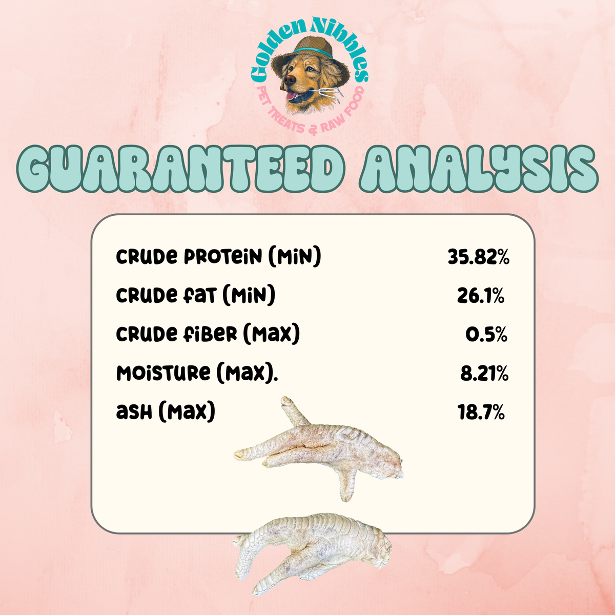 Chicken Feet - Freeze-Dried Treat for Dogs