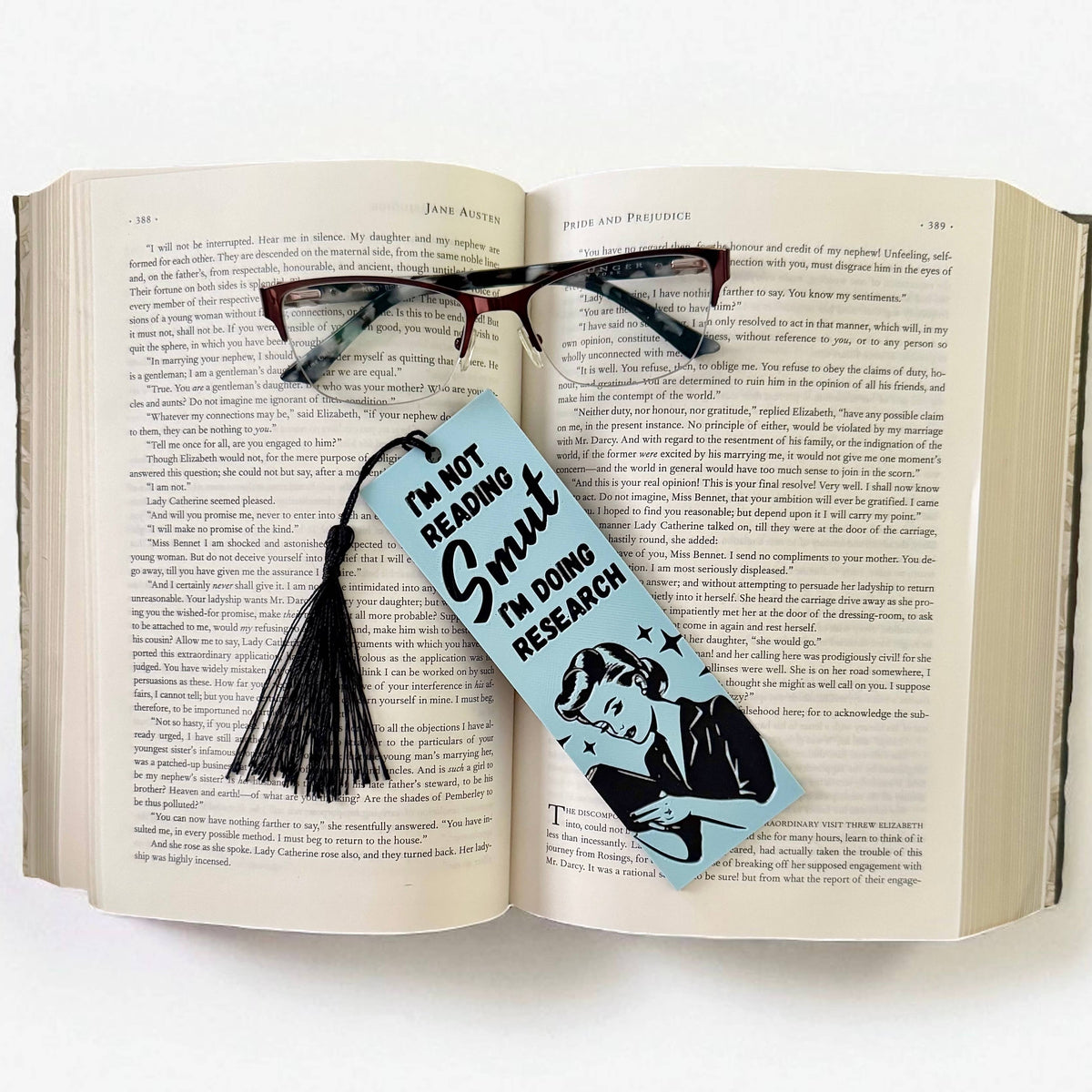 I'm Not Reading Smut, I'm doing Research 3D Bookmark