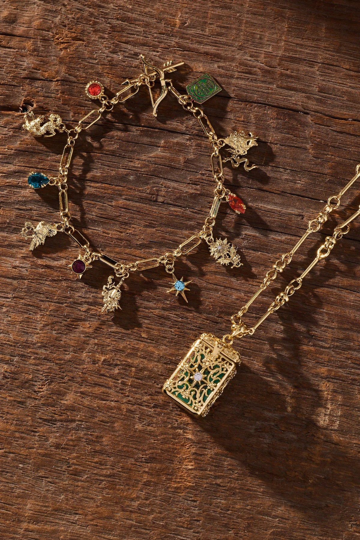 A Court of Thorns and Roses Book Covers Charm Toggle Bracelet