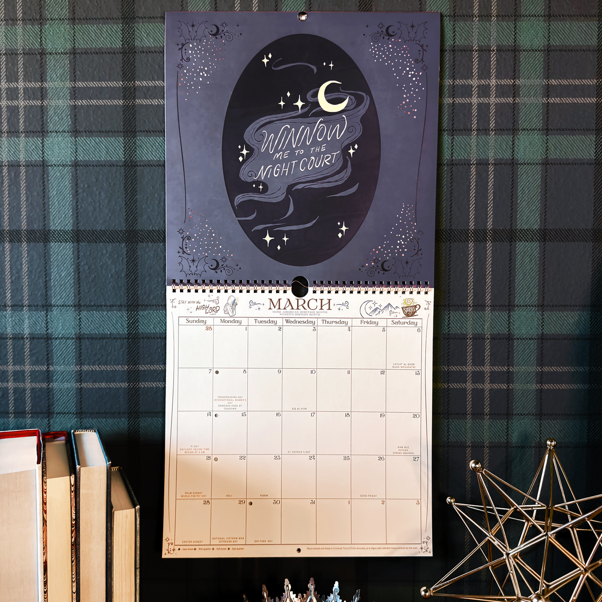 Velaris 2027 Spiral Wall Calendar