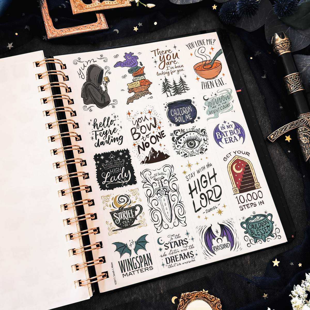 Velaris 2027 Weekly Planner, Personal Organizer