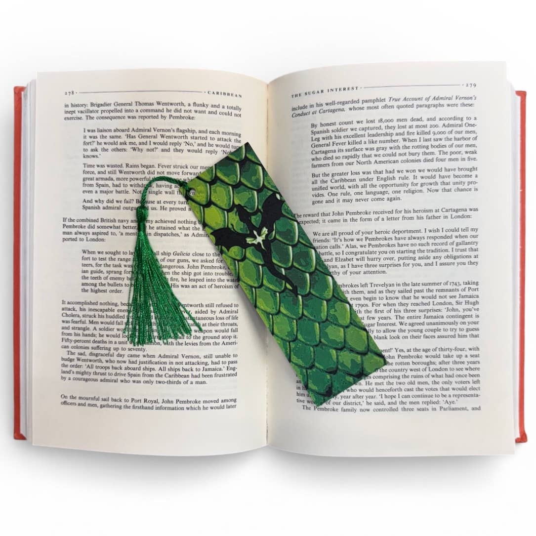 Dragon Scales Fourth Wing Inspired 3D Bookmark 