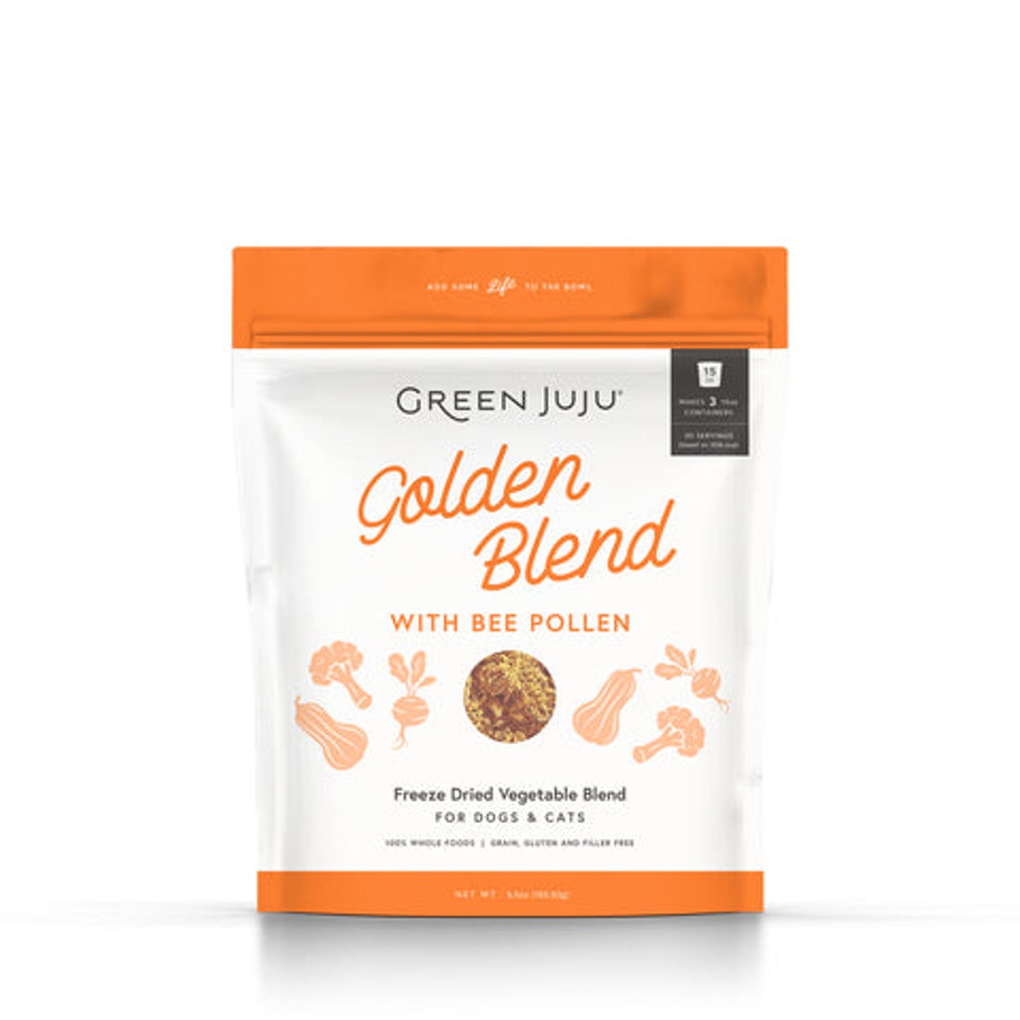 Green Juju Freeze-Dried Golden Blend With Bee Pollen