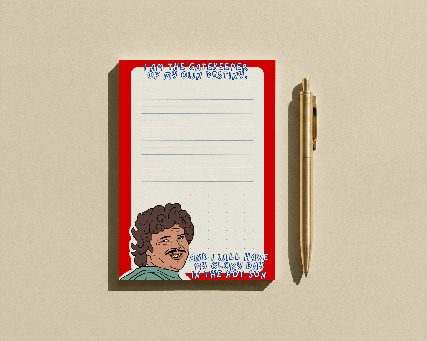 Nacho Libre Pop Culture Note Pad 5x8
