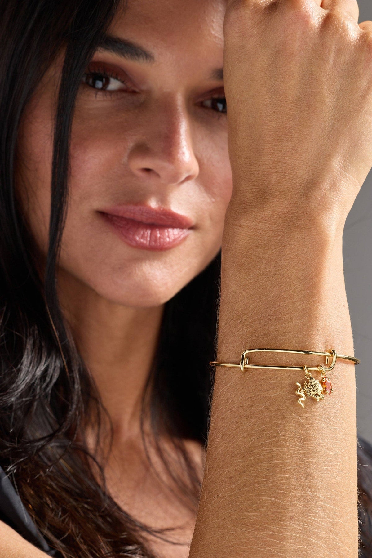 ACOTAR Silver Flames Mask Bangle