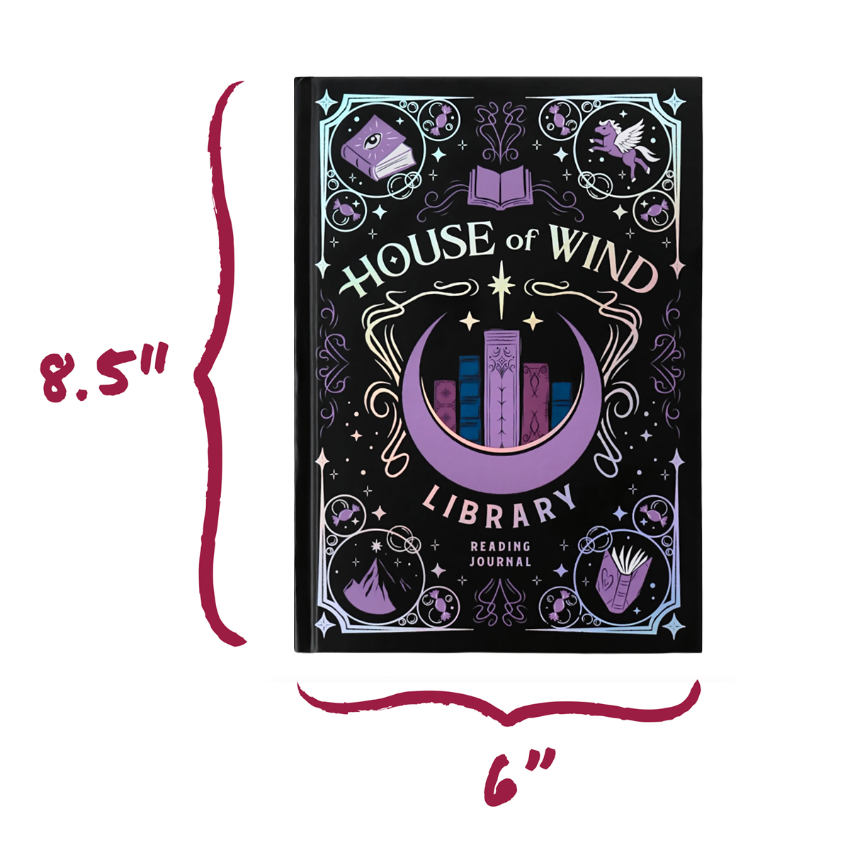 House of Wind Library Reading Journal for Readers