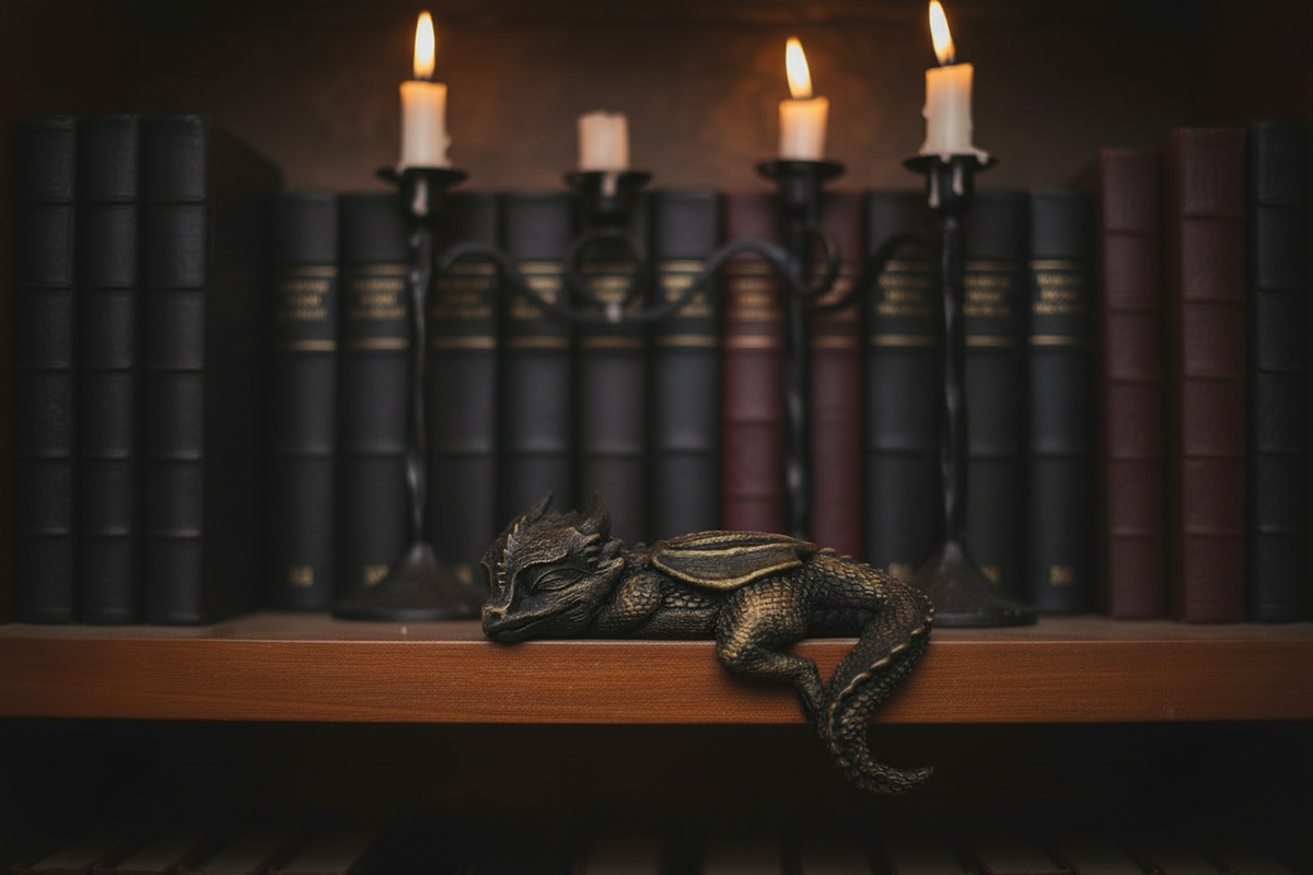 Gothic Dragon - Clean Books Better Lighting